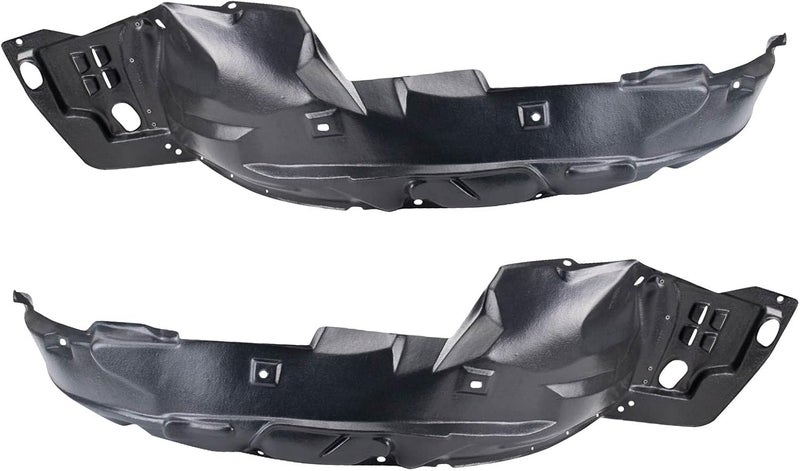 TRQ Inner Fender Liner Set Compatible with 2012 Honda Civic HO1248144 HO1249144 - Image 1
